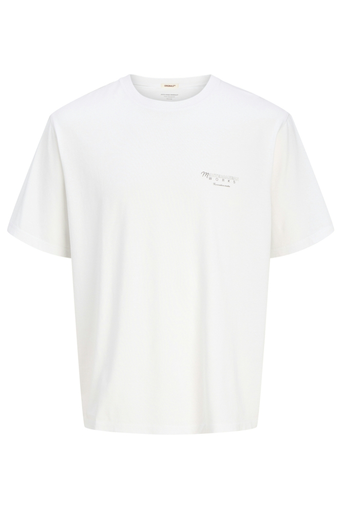 JORALMERIA WORLD TEE SS CREW NECK 12276785 BRIGHT WHITE